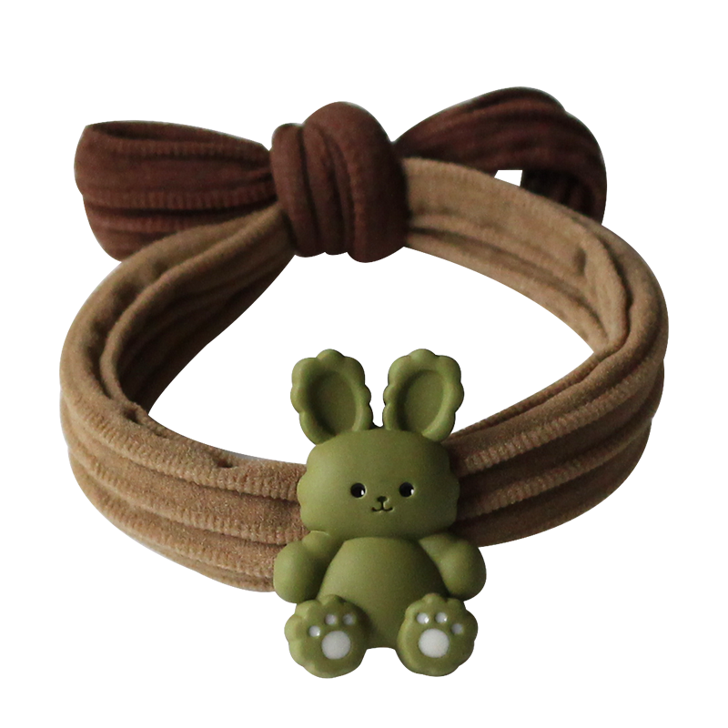 Bunny Hair Tie, 2024 New High-end Seamless Hair Loop, Cute Elastic for Women's Hairstyles