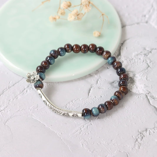 Chinese Ceramic Couple Bracelet - Student Love Tokens