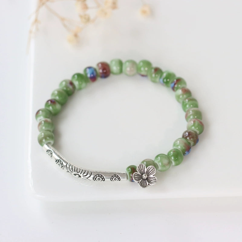 Chinese Ceramic Couple Bracelet - Student Love Tokens