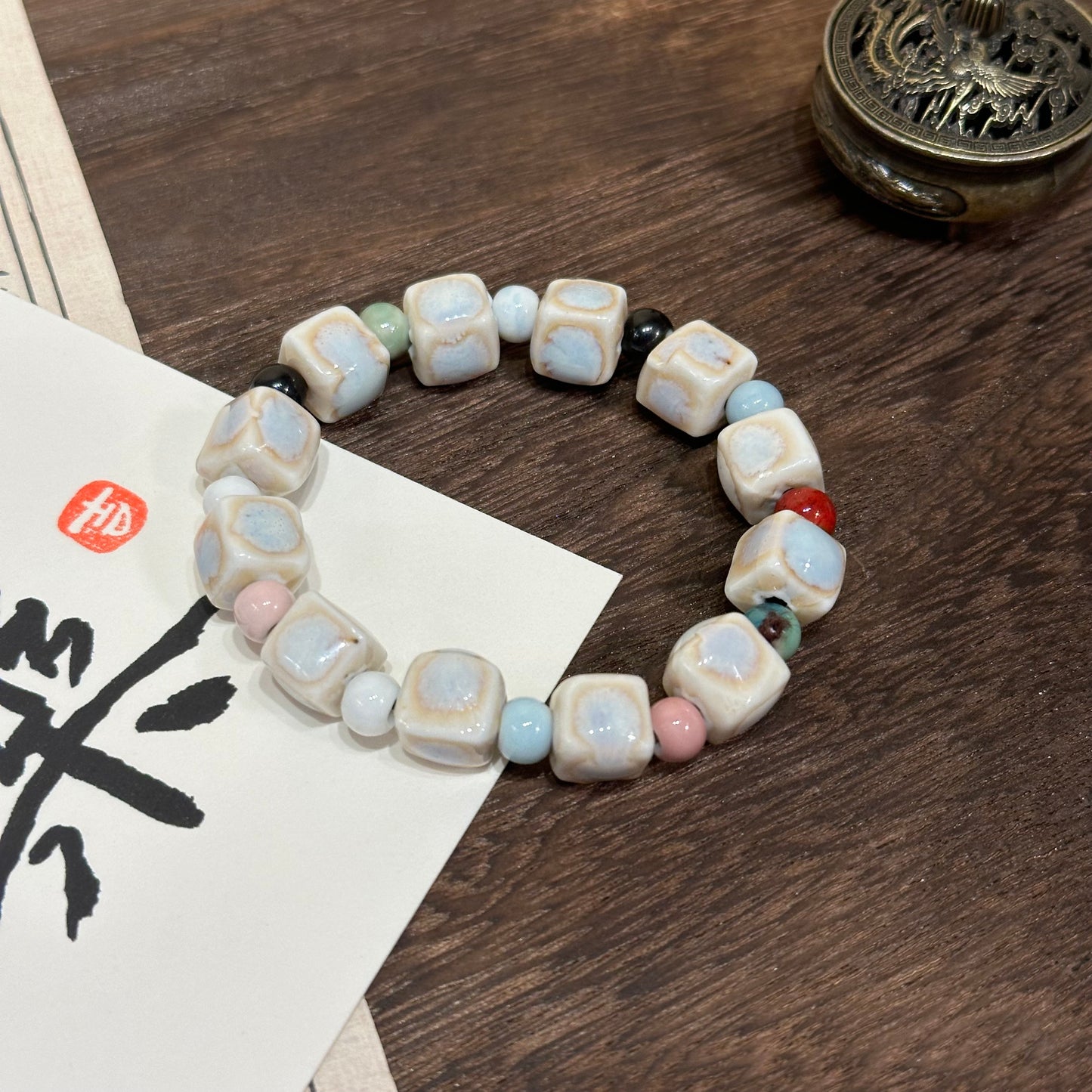 Porcelain Bracelet - A Unique Retro New Chinese-style Beaded Accessory, The New Arrival of Bohemian Handmade Bracelet.