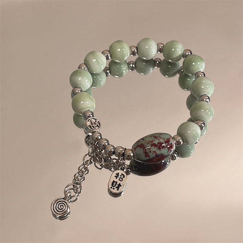 Handmade Porcelain New Chinese-style Bracelet for Women