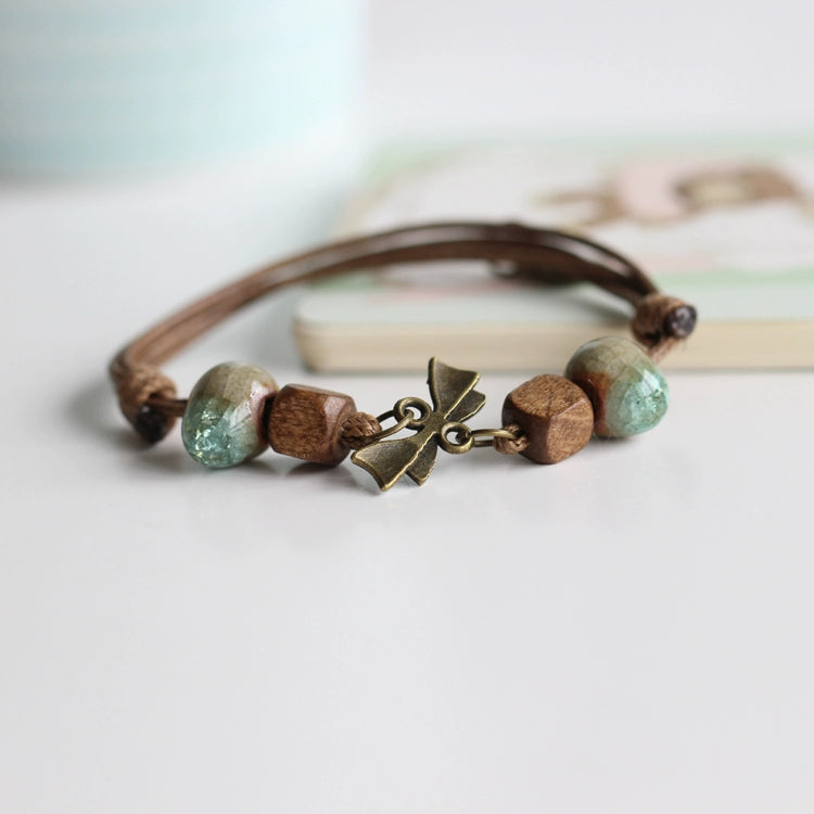 Handcrafted Jingdezhen Ceramic Bracelet - Artisan Jewelry