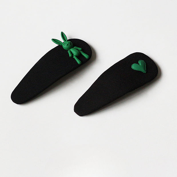 Elegant Green Hairpin, Trendy Side Clip for Stylish Hair Accessories