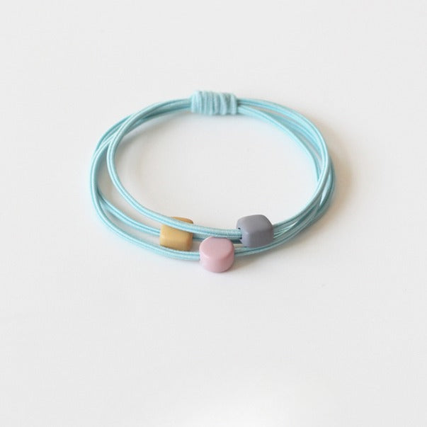 Candy Beaded Hair Tie New Cute Elegant Trendy Durable Hair Band