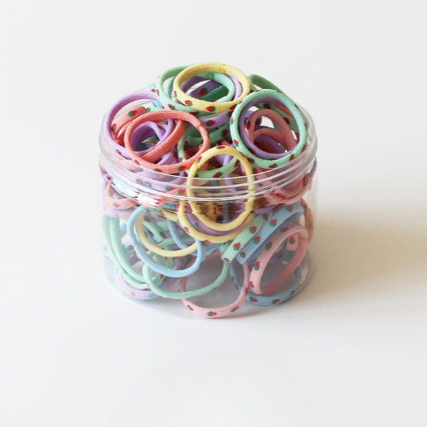 Cute Canister Hair Ties High Elasticity Durable Hairbands Stylish Hair Accessories For Women Perfect For Ponytails