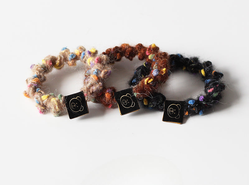 Furry Hair Ties, Trendy And Durable For Women To Tie Hair In Winter