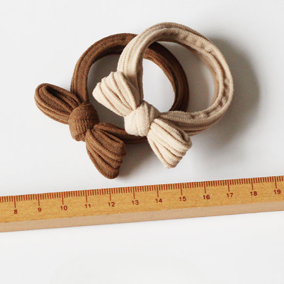 Bow Hair Tie High Elasticity Durable Hairband Simple Hair Accessory For Women Stylish Hair Rope