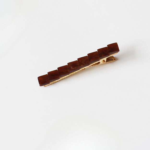 Minimalist Small Square Hair Clips - 2024 Trendy Side Clips for Women, Premium Bang Clips and Forehead Hair Accessories