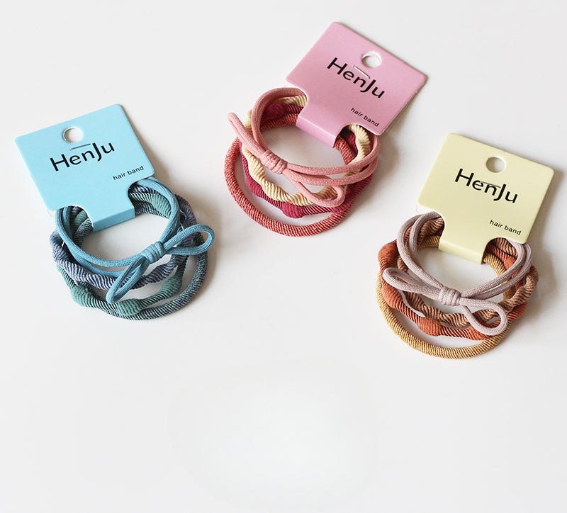 Candy-colored Hair Tie, Trendy Elastic for Hairstyles, Minimalist Cute Hair Accessory for Women
