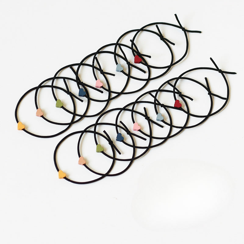 Heart Hair Ties For Couples, Two-In-One And Stylish For Women And Men To Tie Hair