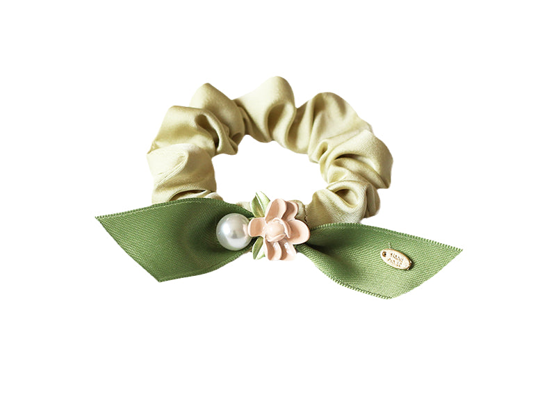 Rose Large Intestine Hair Tie - Trendy Elegant Elastic Band for Women's Hair Ties, Premium Hair Accessory