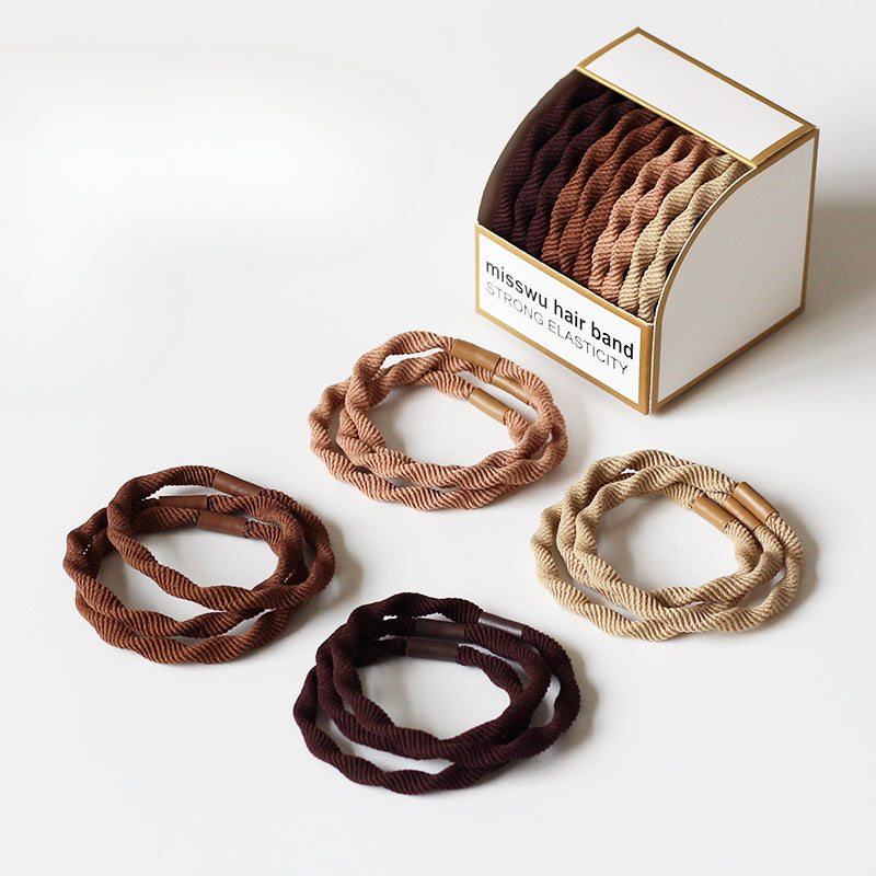 Set Of Ten Hair Ties, High-Elasticity And Durable For Women To Tie Hair