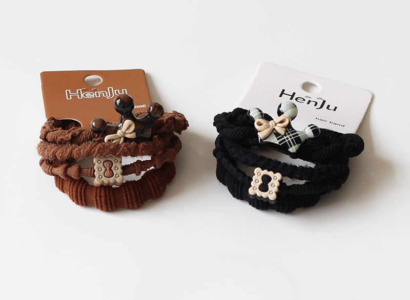 Crown Bow Hair Ties, High-Elasticity And Durable For Women To Tie Hair