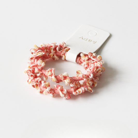 Colorful Bead Hair Tie, High Elasticity Durable Hair Band for Women, 2024 New High-end Hair Loop Accessory