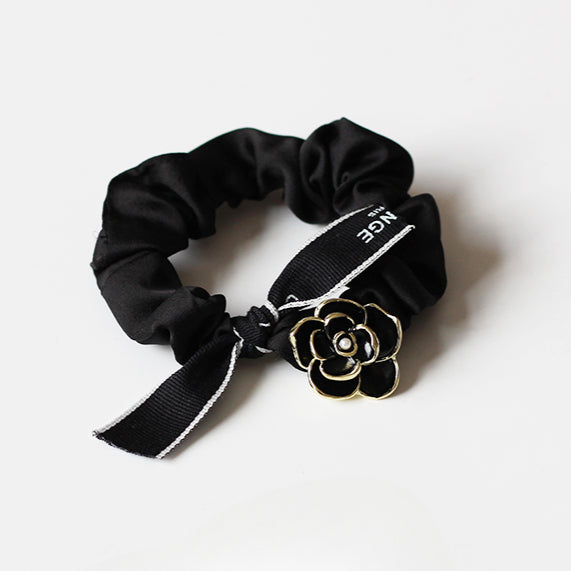 Camellia Hair Tie - Trendy Elegant Hair Accessory, 2024 New High-End Elastic Band for Women's Hair Ties