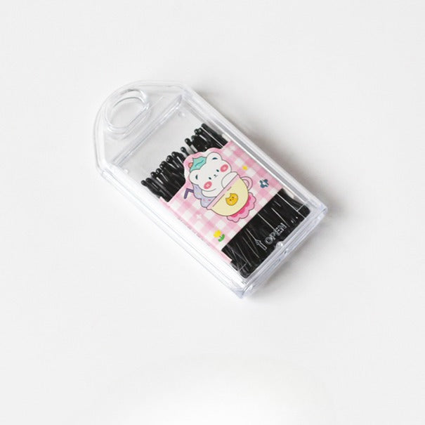 Black Hair Clips Simple And Stylish Hair Accessories Perfect For Bangs Or Stray Hair