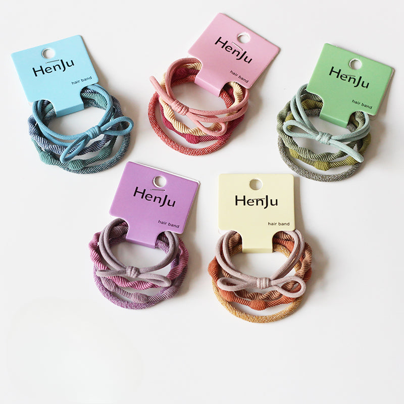 Candy-colored Hair Tie, Trendy Elastic for Hairstyles, Minimalist Cute Hair Accessory for Women
