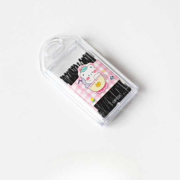 Black Hair Clips Simple And Stylish Hair Accessories Perfect For Bangs Or Stray Hair