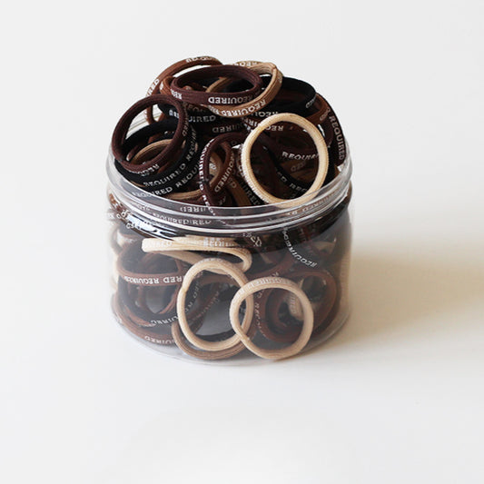 Cute Canister Hair Ties High Elasticity Durable Hairbands Stylish Hair Accessories For Women Perfect For Ponytails