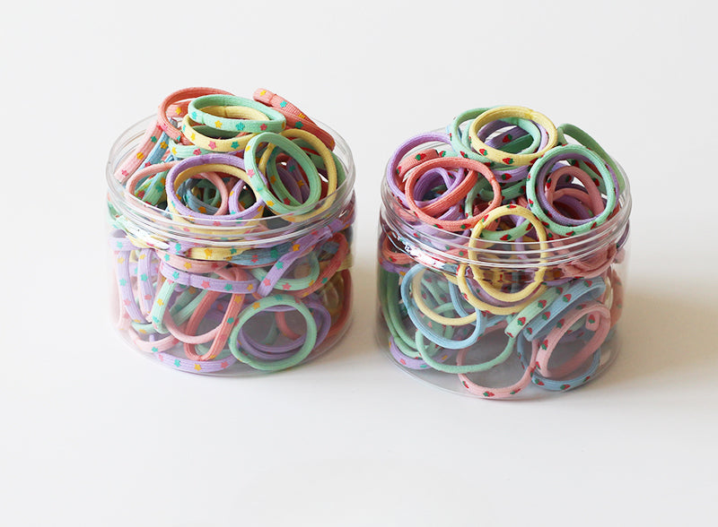 Cute Canister Hair Ties High Elasticity Durable Hairbands Stylish Hair Accessories For Women Perfect For Ponytails