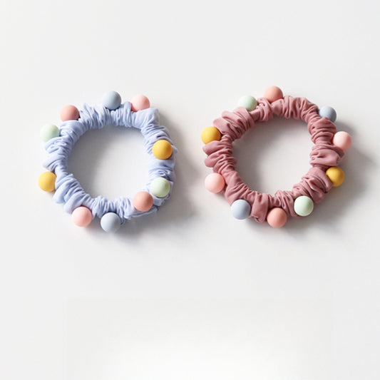 Candy-colored Hair Tie, New High-end Cute Hair Loop, Elastic Hair Accessory