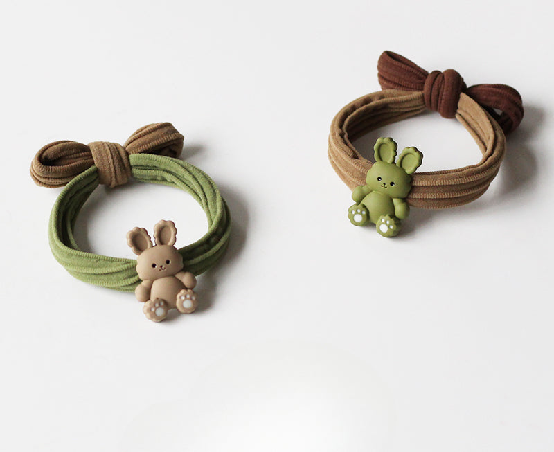Bunny Hair Tie, 2024 New High-end Seamless Hair Loop, Cute Elastic for Women's Hairstyles