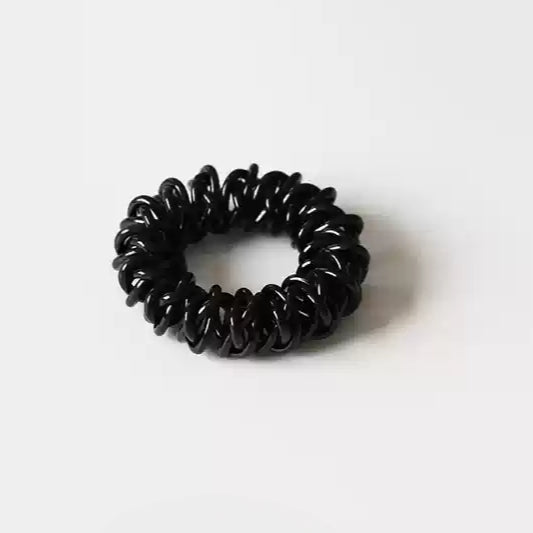 Coiled Telephone Cord Hair Tie - Trendy Elegant Elastic Band for Women, High Elasticity Durable Hair Ties for Tying Hair