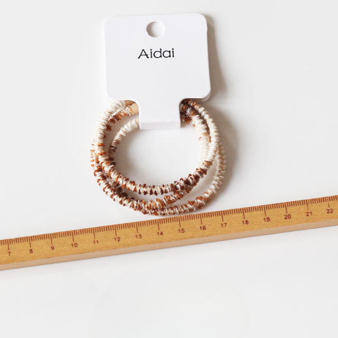 Set Of Three Hair Ties, High-Elasticity And Durable For Women To Tie Hair