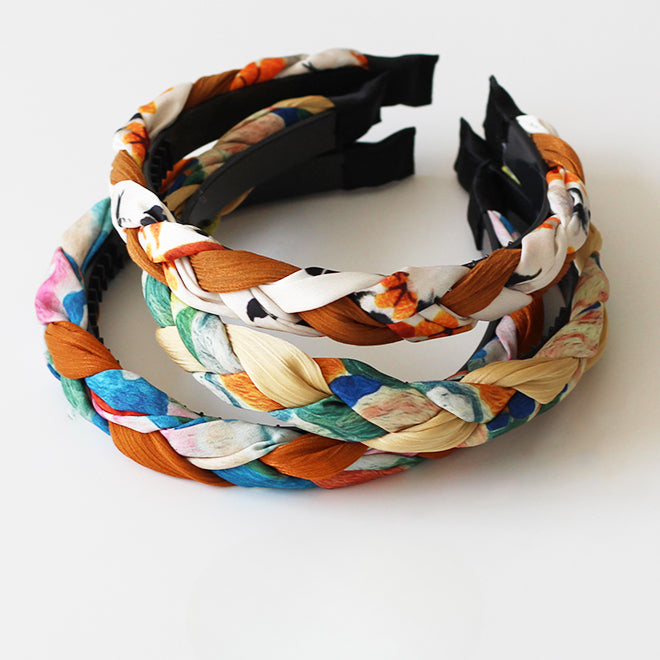 Colorful Twist Headband Stylish Hair Accessory High-End Design For Women Perfect For Makeup Or Daily Use
