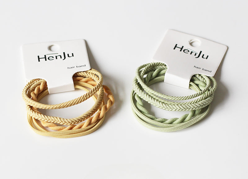 Set Of Four Hair Ties, High-Elasticity And Durable For Women To Tie Hair