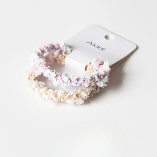 2-Piece Hair Tie Set - Trendy Elegant Elastic Bands, High Elasticity Durable Hair Ties and Small Hair Holders for Women