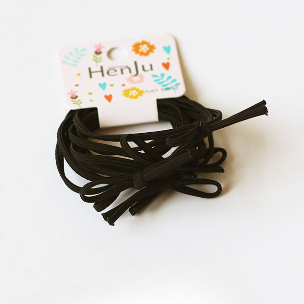 Simple Bow Hair Ties, Sweet And Basic For Girls To Tie Hair Six-Piece Set