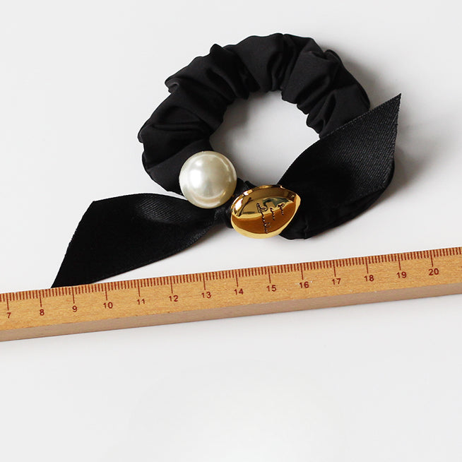 Faux Pearl Hair Tie Stylish Hairband For Women Elegant And Trendy Hair Accessory Inspired By Korean And Japanese Fashion