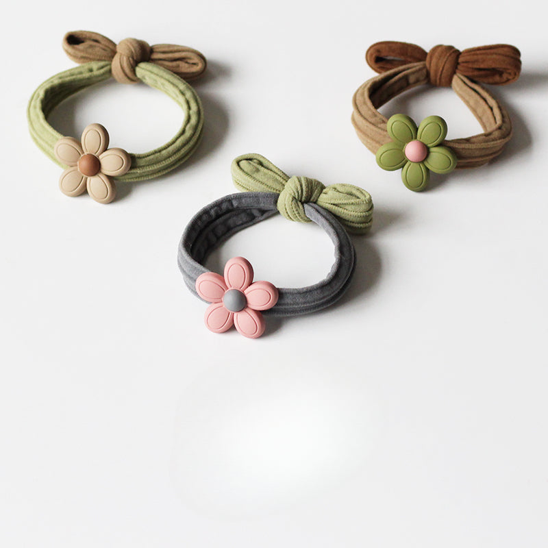 Flower Hair Ties, Seamless And Stylish For Women To Tie Hair