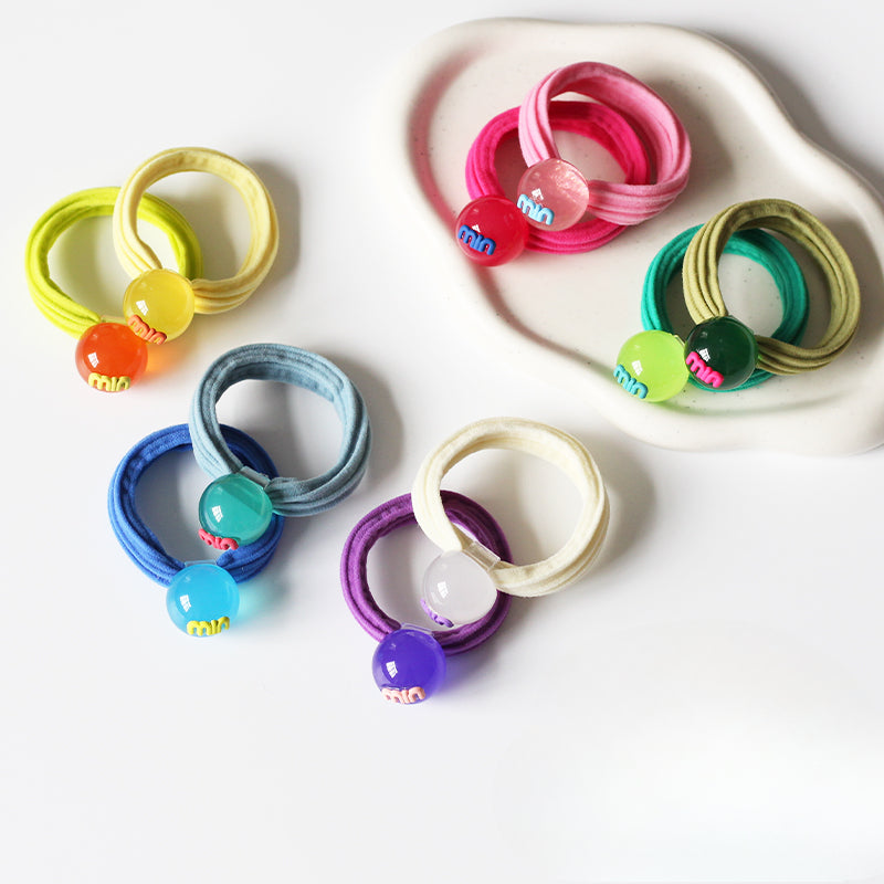 Candy-Colored Hair Ties, Cute And Stylish For Women To Tie Hair
