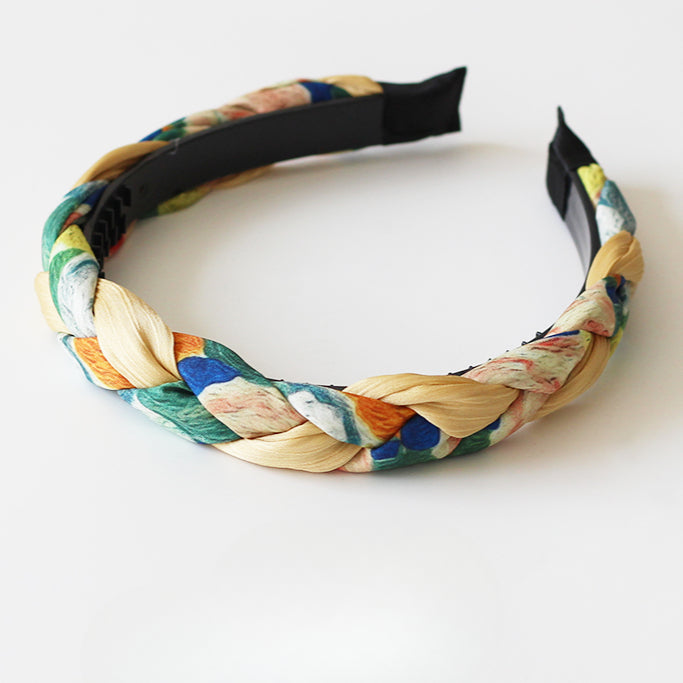 Colorful Twist Headband Stylish Hair Accessory High-End Design For Women Perfect For Makeup Or Daily Use