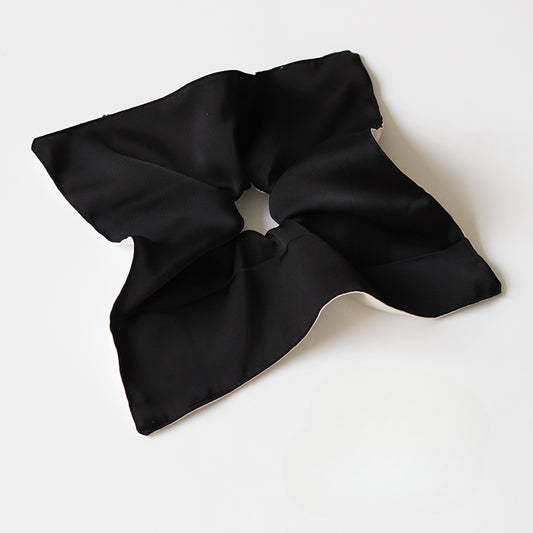 Silk Scarf French Retro Hair Tie - Korean Trendy New Premium Hair Band and Elastic for Women