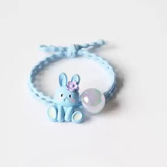 Bunny Hair Tie - Trendy Elegant Ponytail Accessory, Simple Cute Elastic Band for Tying Hair