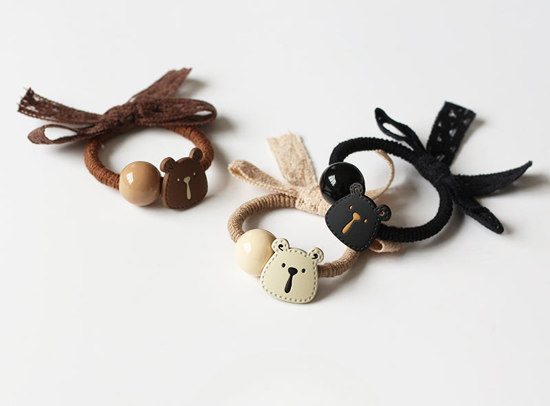 Cute Bear Hair Ties, Trendy And Stylish For Women To Tie Hair