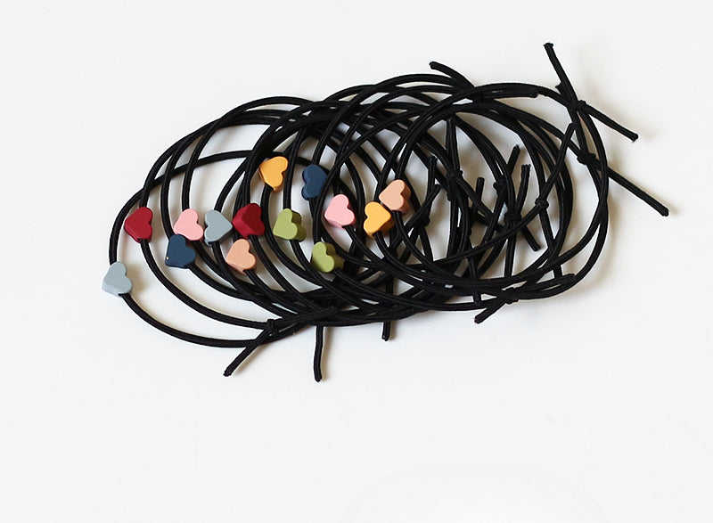 Heart Hair Ties For Couples, Two-In-One And Stylish For Women And Men To Tie Hair