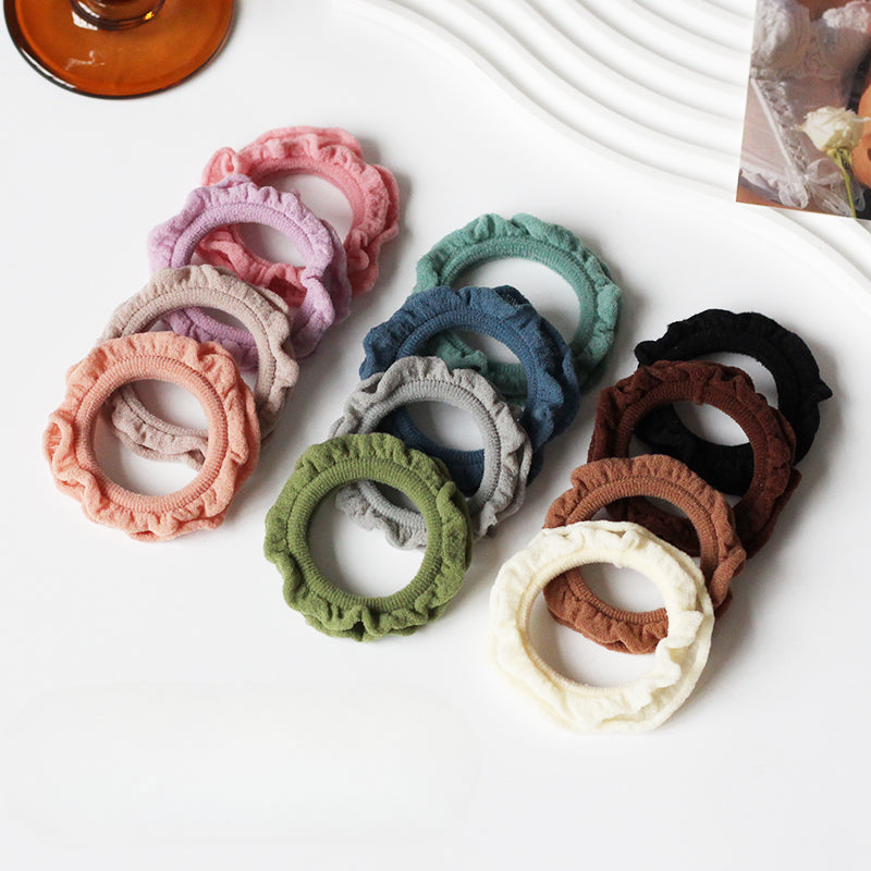 Soft Seamless Hair Ties, Gentle And Stylish For Women To Style Hair(Set of 4)