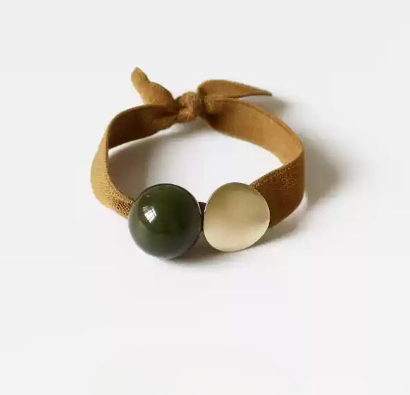 Wide Hair Tie Simple Ponytail Band Women Elegant Hair Accessory Trendy Style