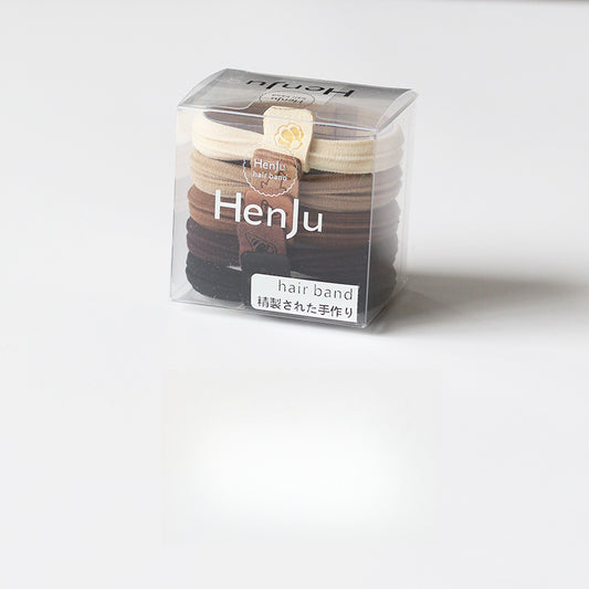 Boxed Seamless Hair Tie, Non-damaging Trendy Elastic for Women, Stylish Hairband for Ponytails and Updos