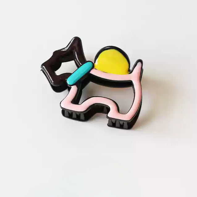 Puppy Claw Clips for Thin Hair - Medium Shark Clips for Back of Head, Women's 2024 New Premium Hair Clips