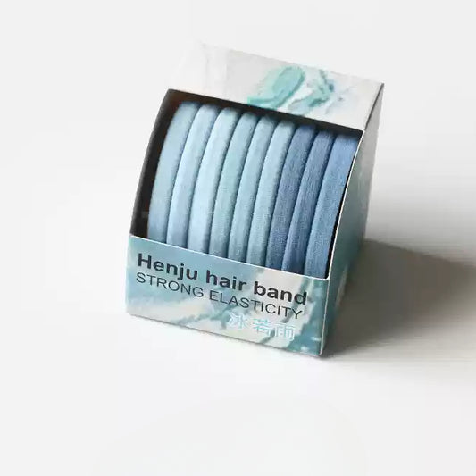 10 Seamless Hair Ties - 2024 Elegant Hair Bands for Women
