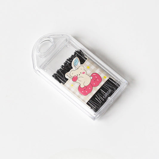 Black Hair Clips Simple And Stylish Hair Accessories Perfect For Bangs Or Stray Hair