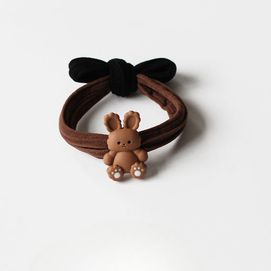 Bunny Hair Tie, 2024 New High-end Seamless Hair Loop, Cute Elastic for Women's Hairstyles