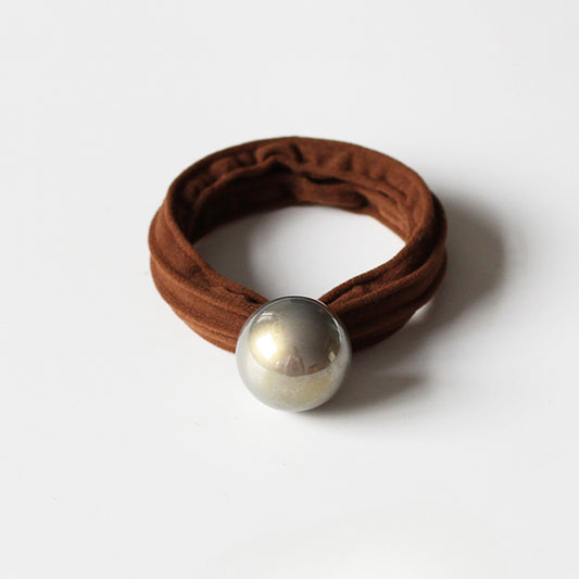 Imitation Pearl Hair Ties, High-Elasticity And Durable For Women To Tie Hair