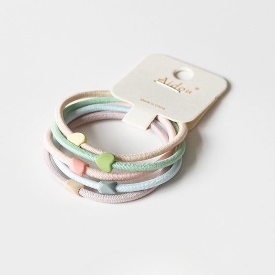 Macaron Hair Ties, Trendy And Durable For Women To Tie Hair