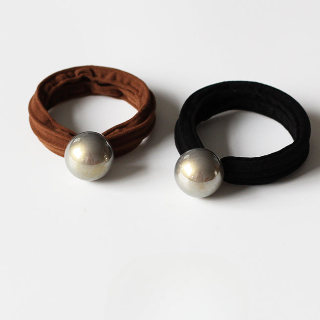 Imitation Pearl Hair Ties, High-Elasticity And Durable For Women To Tie Hair